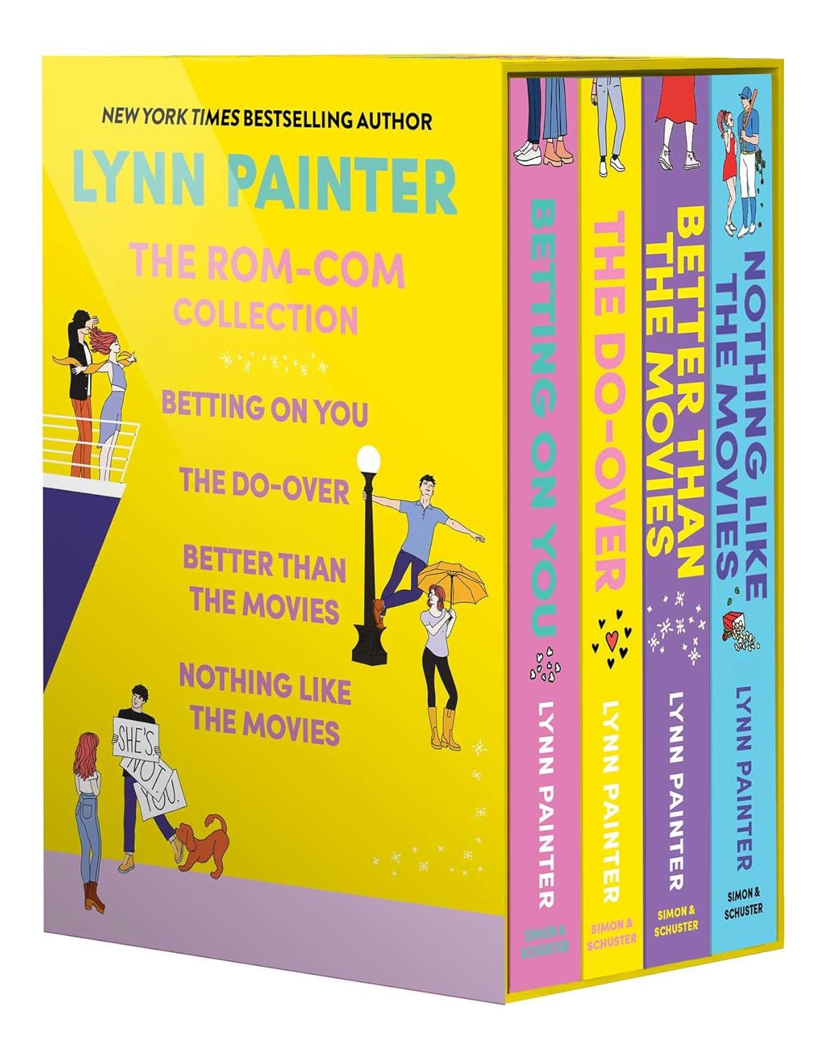 Lynn Painter: The Rom-Com Collection BOX SET Better Than the Movies, Betting on You, The Do-Over, Nothing Like the Movies Paperback