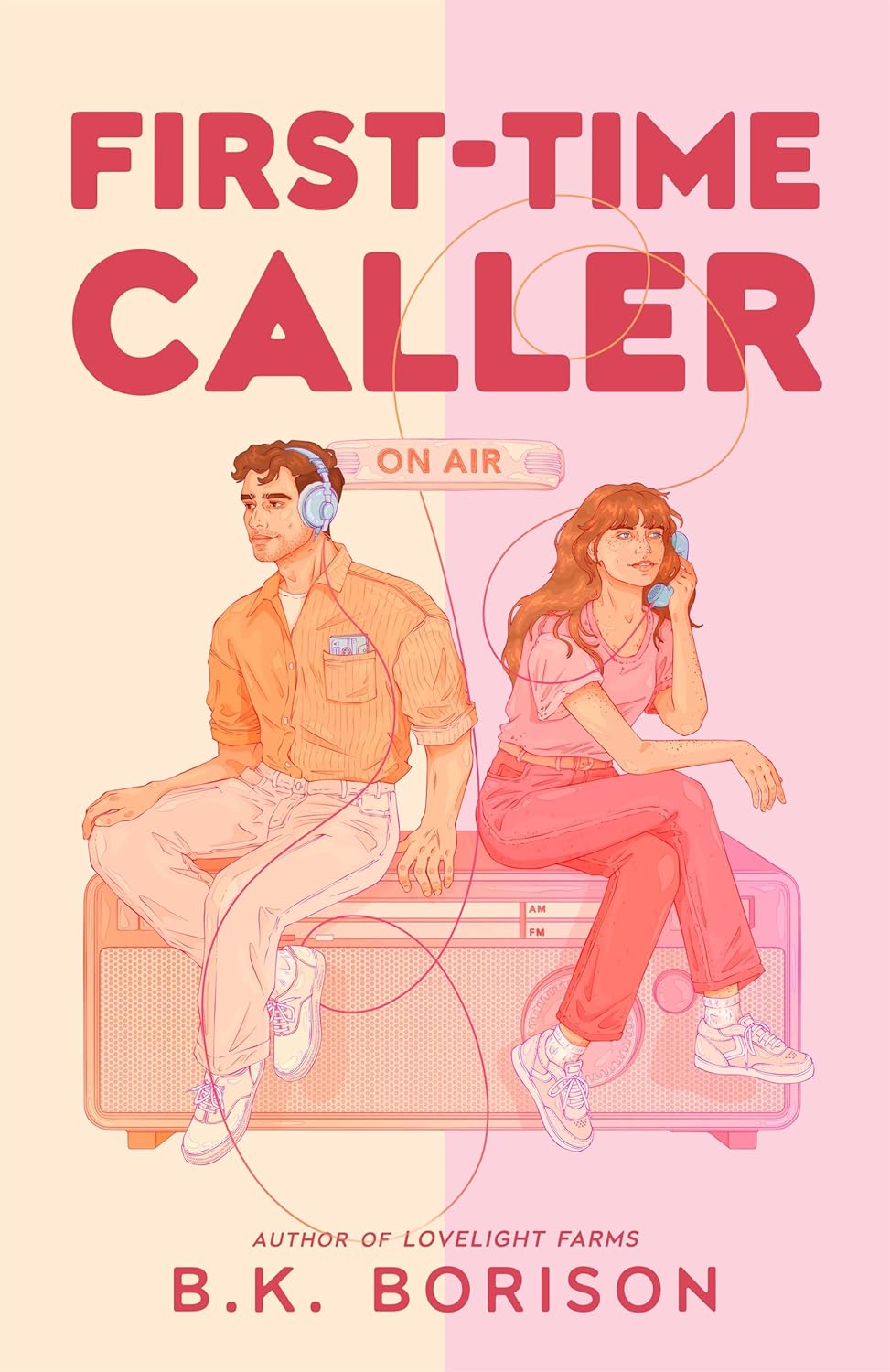 First Time Caller:A hopeless romantic meets a jaded radio host in this cozy, Sleepless in Seattle–inspired love story Paperback