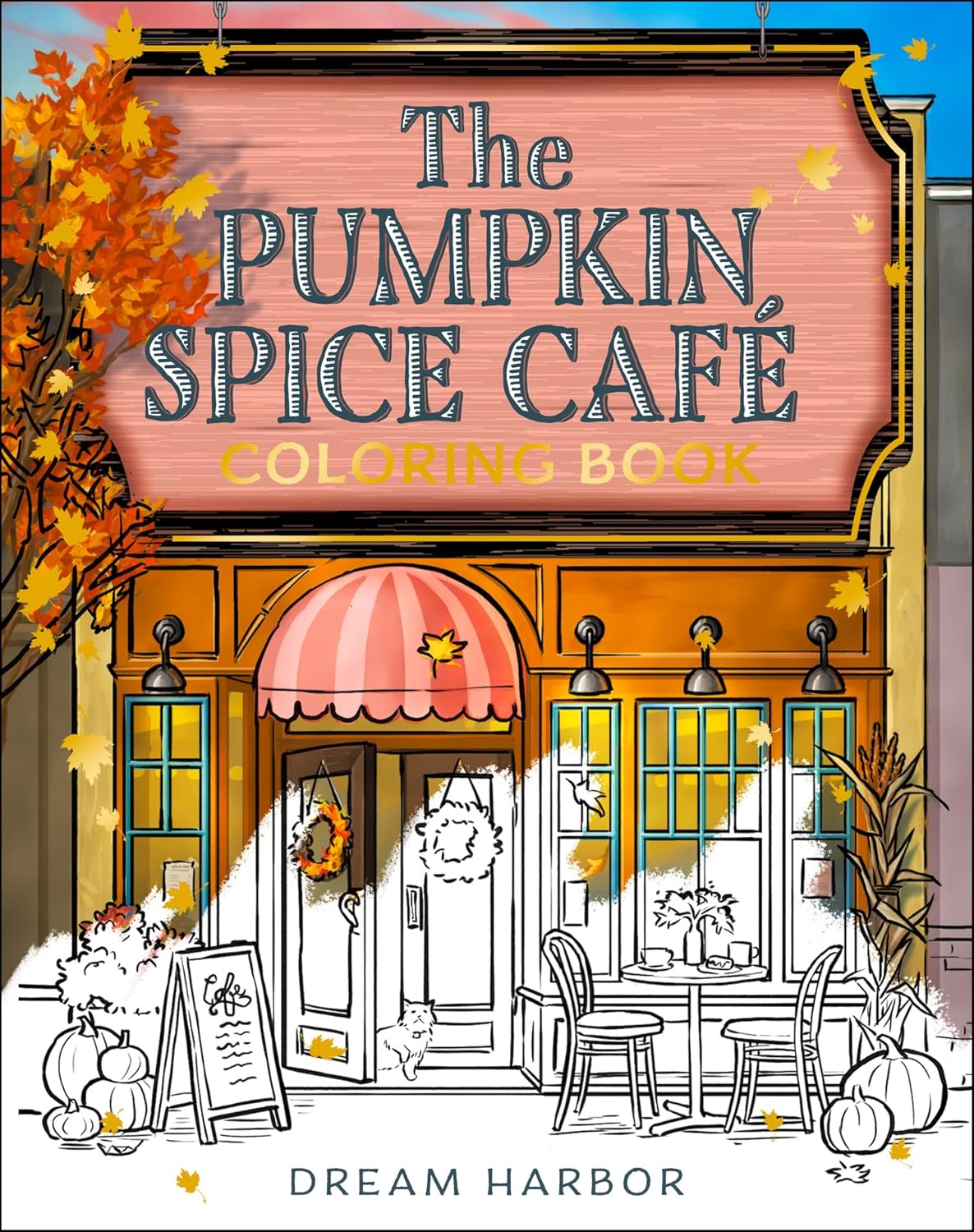 The Pumpkin Spice Café Coloring Book Paperback