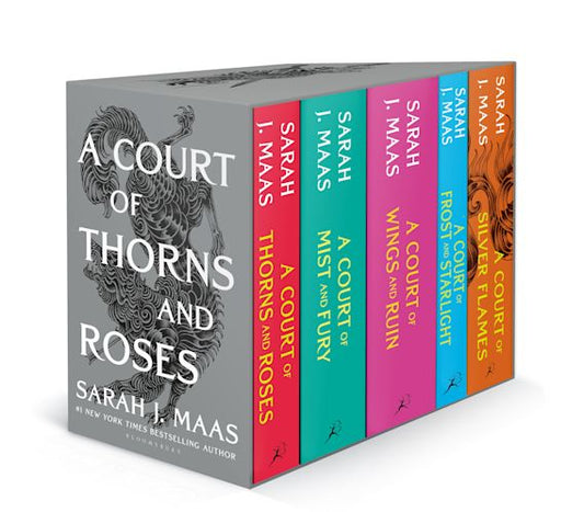 A Court of Thorns and Roses Paperback Box Set (5 books)-(ACOTAR) Paperback