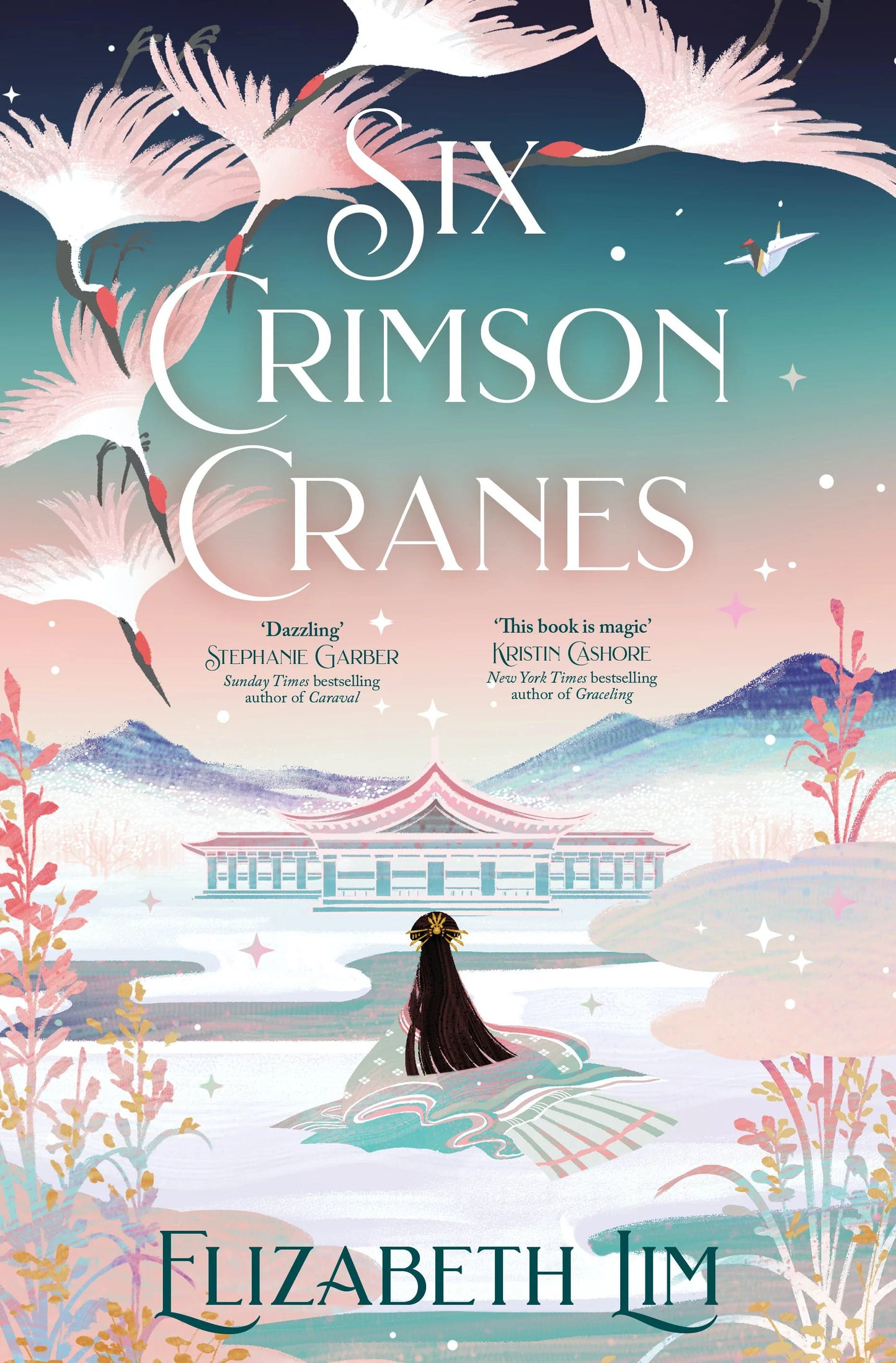 SIX CRIMSON CRANES-Paperback